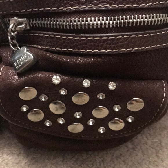Brown embellished crossbody - Picture 4 of 7